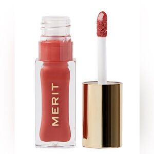 NEW! MERIT Shade Slick Hydrating Tinted Lip Oil in Pink Beet